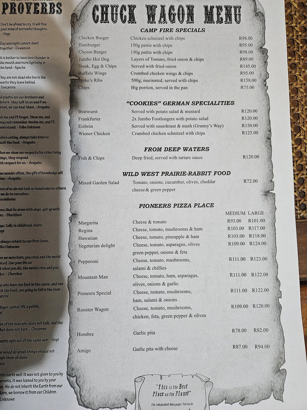 Pistols Saloon and Wild West Museum, Margate South Africa