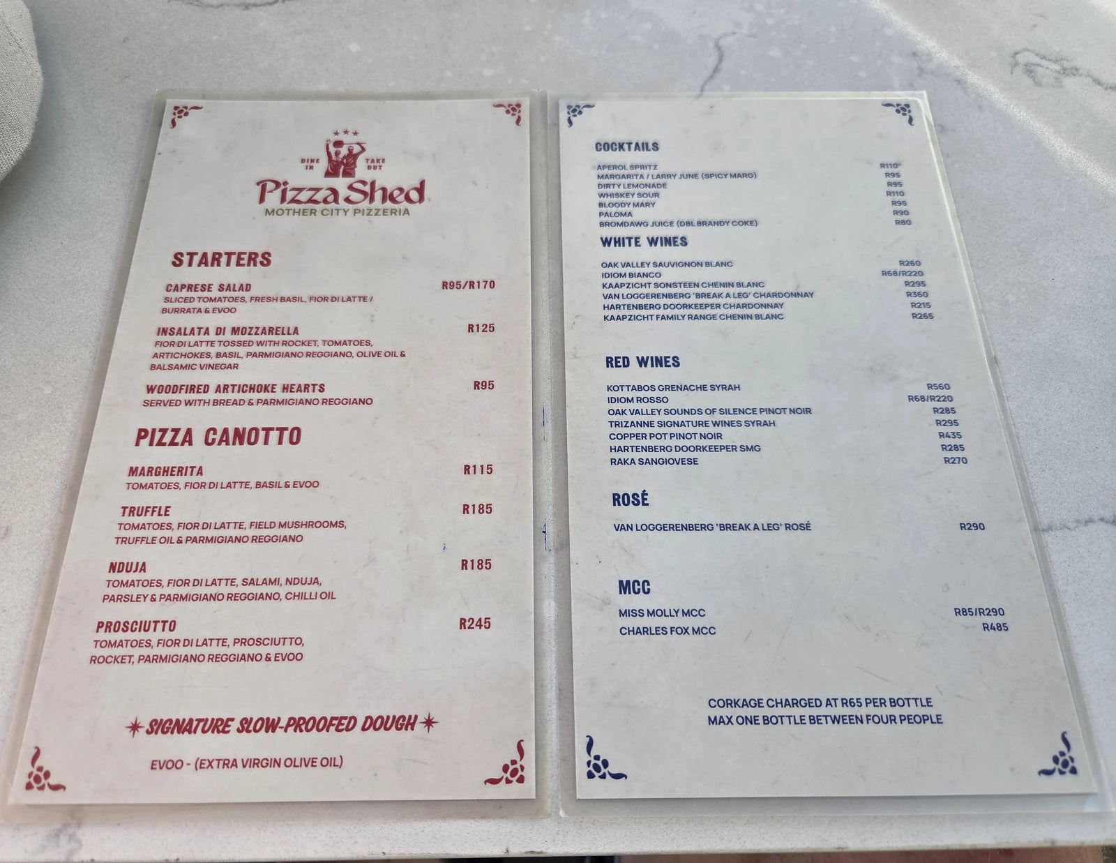 Pizza Shed Bree, Cape Town South Africa
