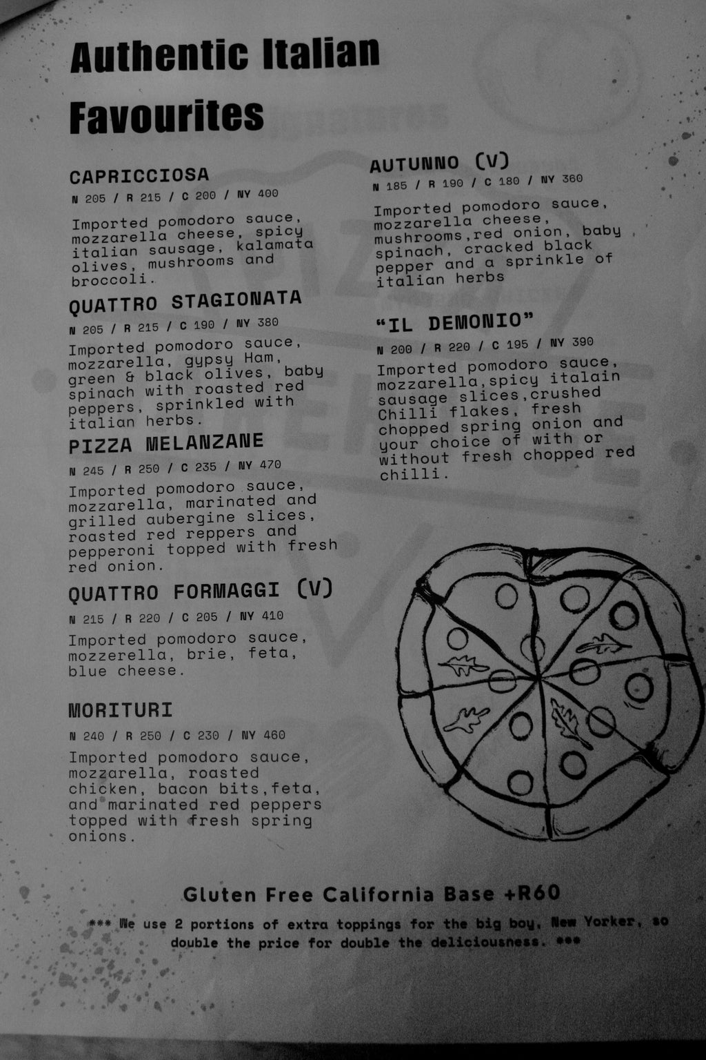 Pizza Warehouse at YARD, Cape Town South Africa