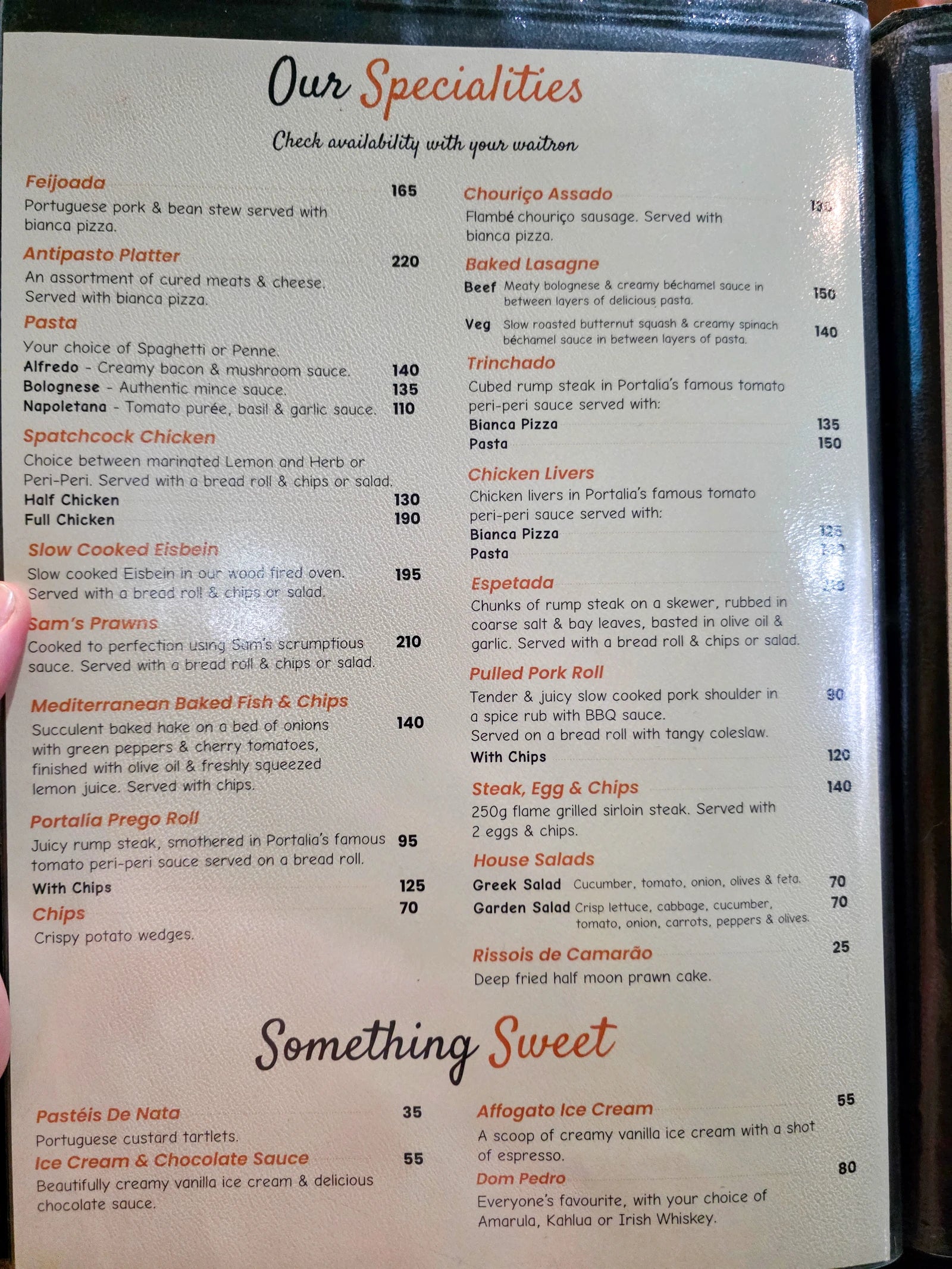Portalia Pizzeria & Deli, Cape Town South Africa