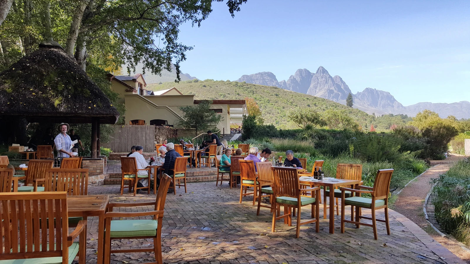 Postcard Café at Stark-Condé Wines, Stellenbosch South Africa