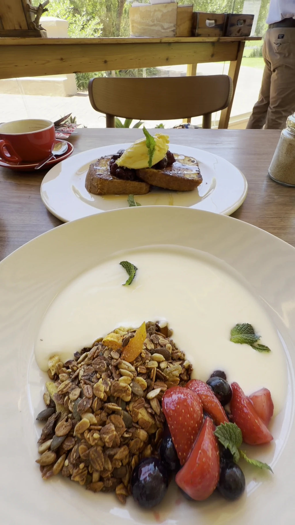 Postcard Café at Stark-Condé Wines, Stellenbosch South Africa
