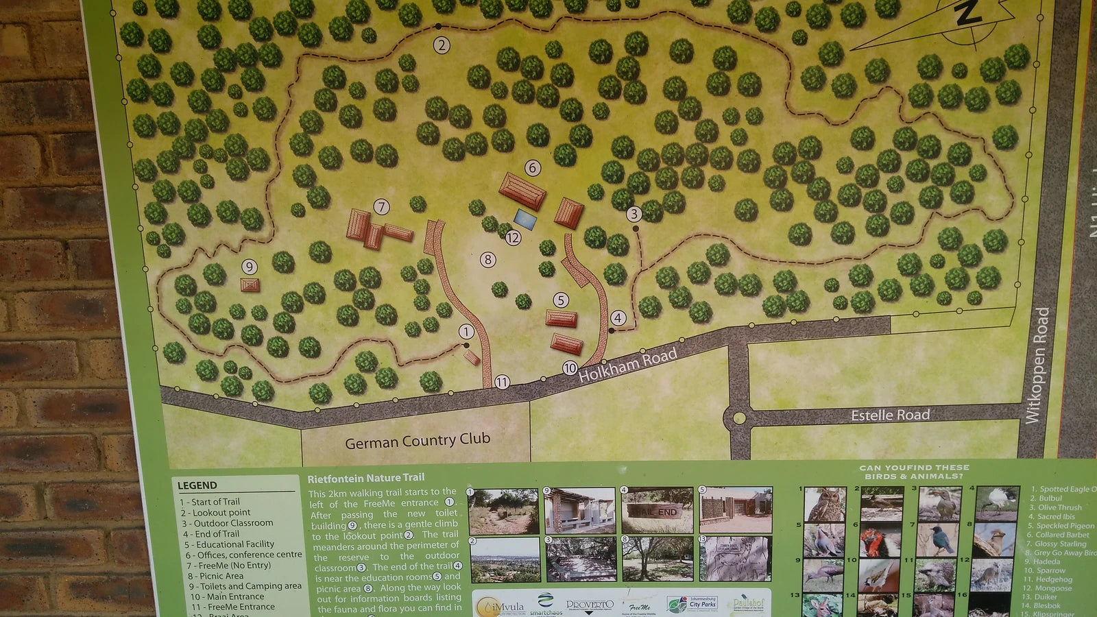 Rietfontein Nature Reserve, Sandton South Africa