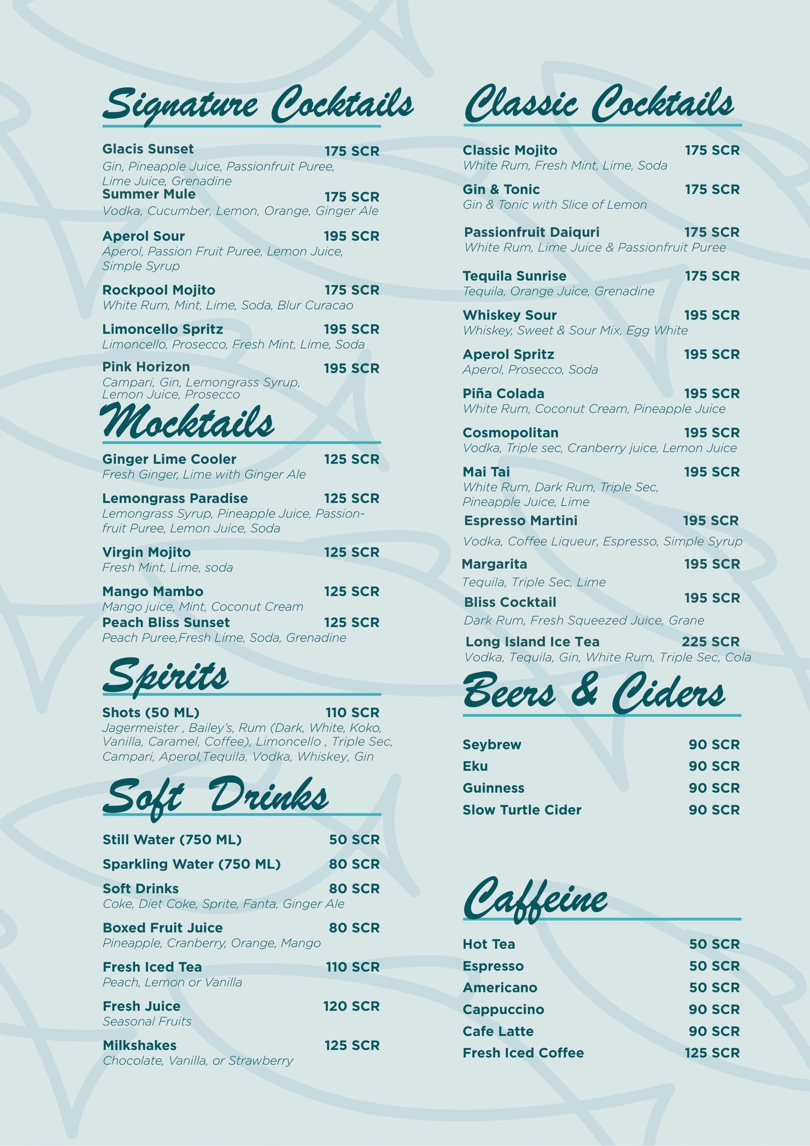 Rockpool Bar & Restaurant, Vista Do Mar Seychelles