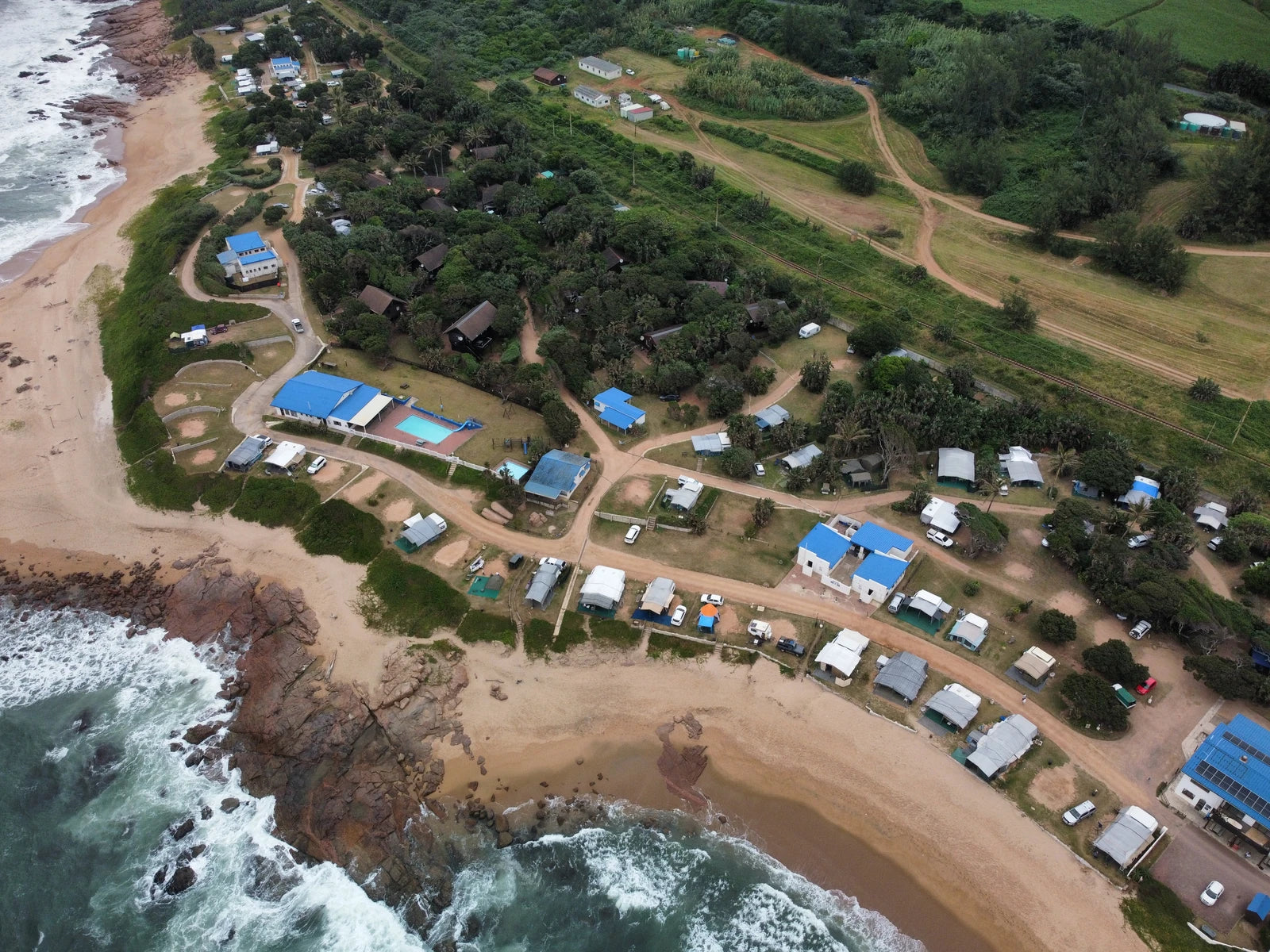 Rocky Bay Caravan Park, Park Rynie South Africa