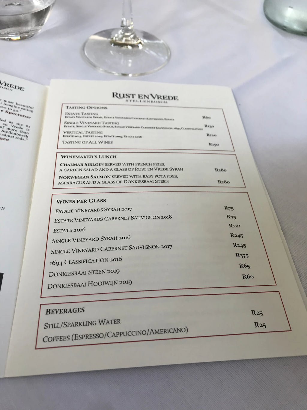 Rust en Vrede Wine Estate, Stellenbosch South Africa