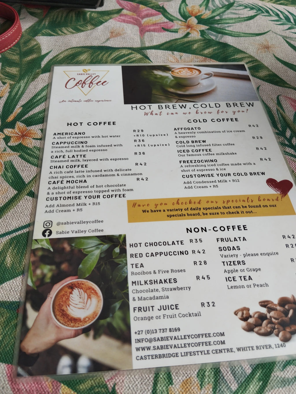 Sabie Valley Coffee, White River South Africa