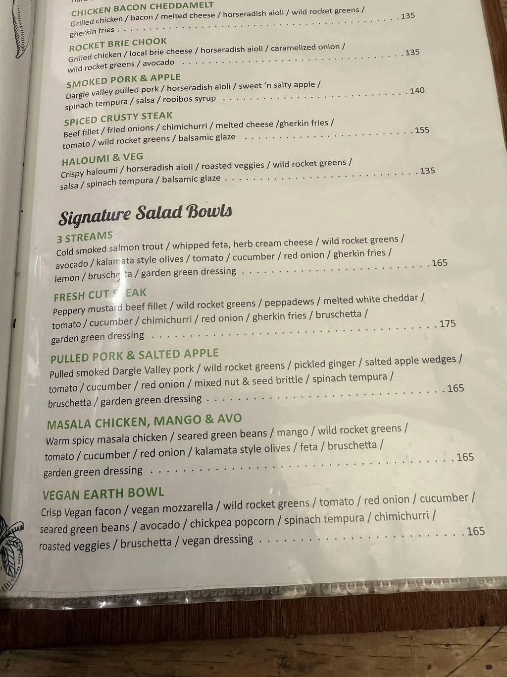 Sagewood Cafe, Pietermaritzburg South Africa