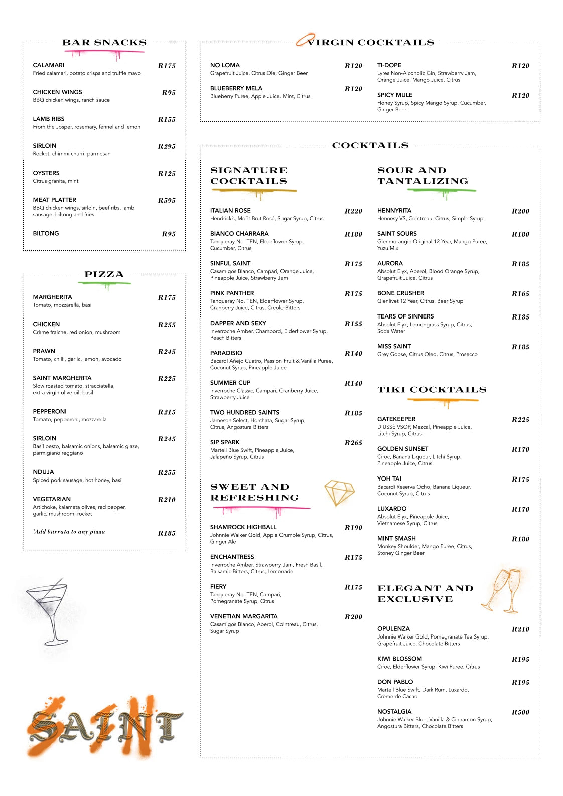 Saint Restaurant, Sandton South Africa