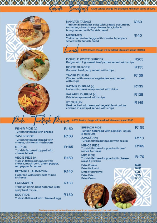 Saray Turkish Restaurant, Cape Town South Africa