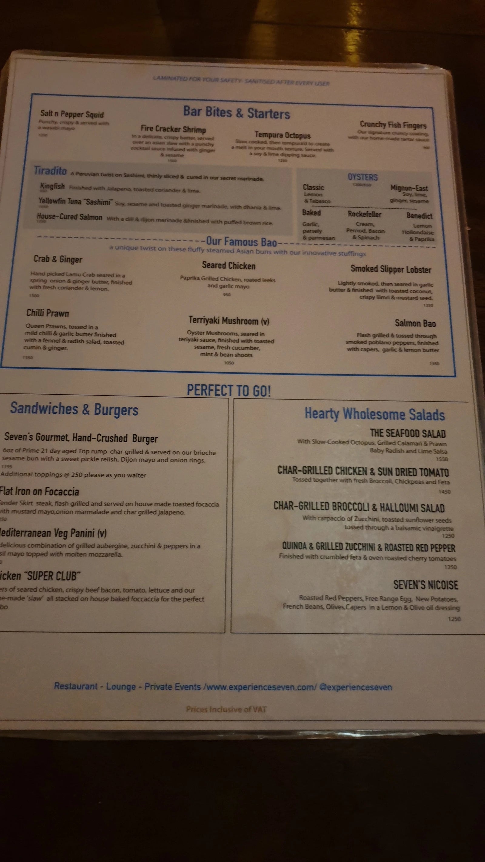 Seven Seafood & Grill, Nairobi Kenya
