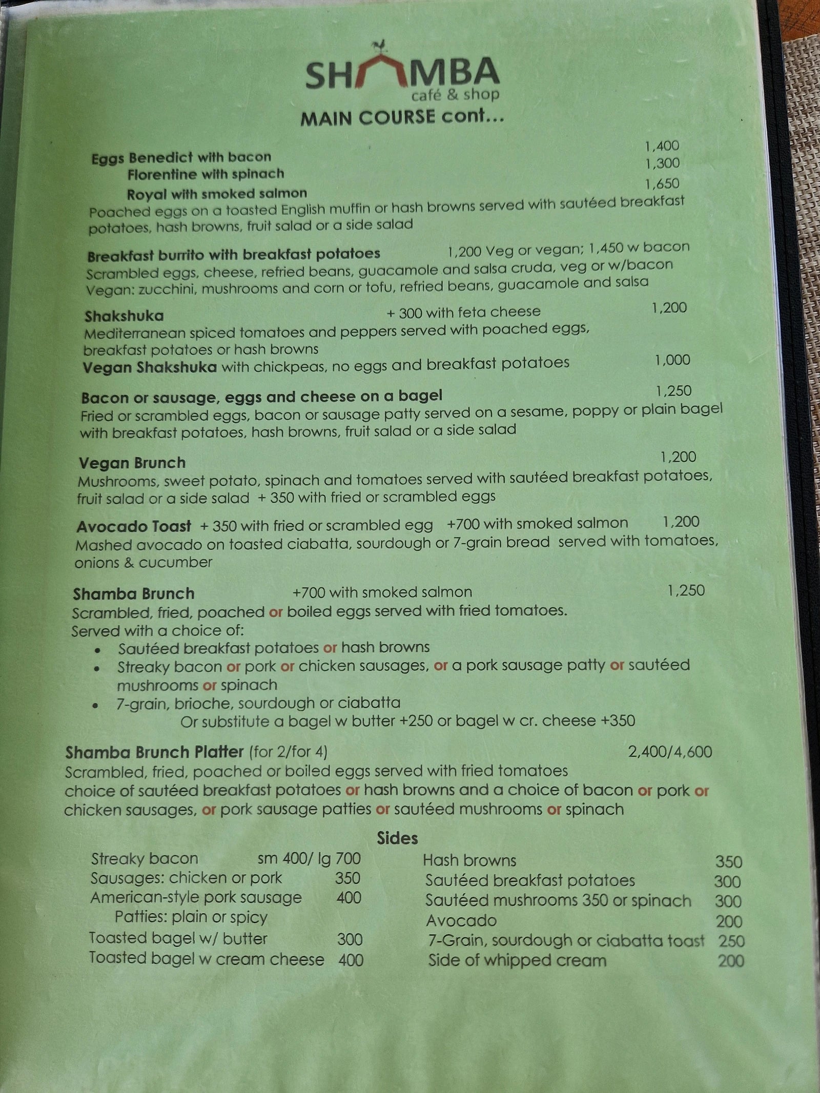 Shamba Cafe & Shop, Nairobi Kenya