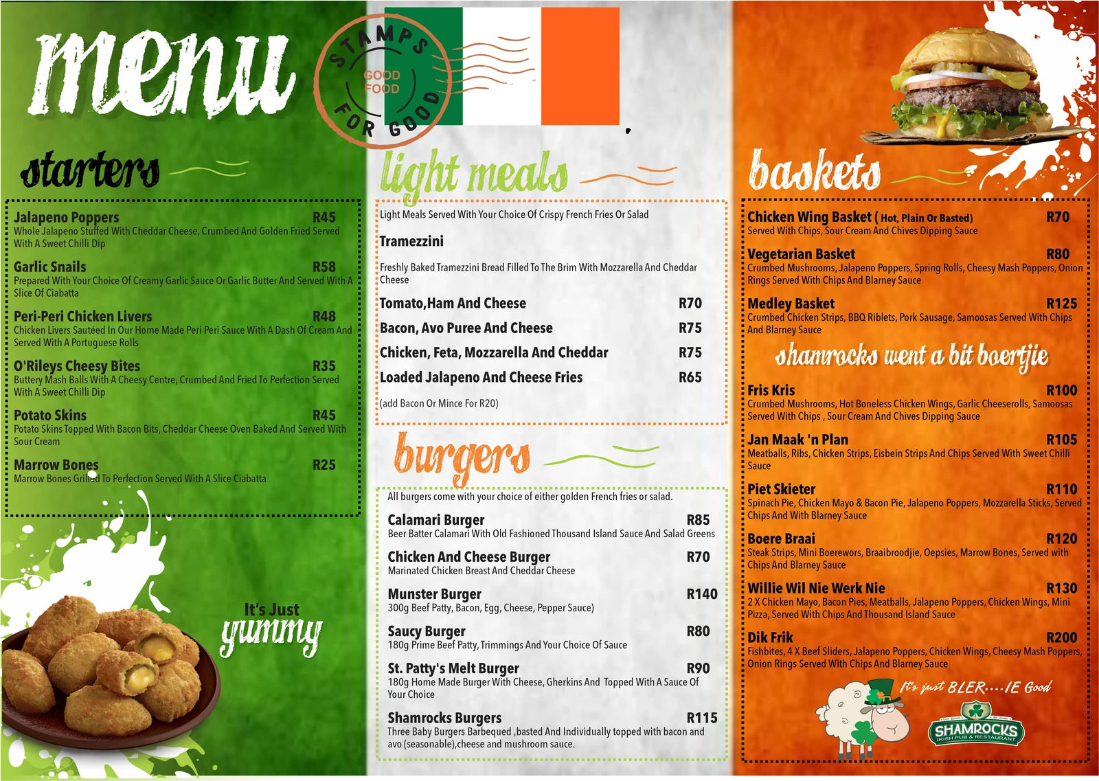 Shamrocks - Irish Pub and Restaurant., Pretoria South Africa