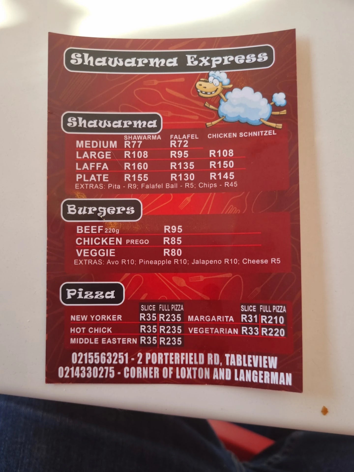 Shawarma Express, Cape Town South Africa