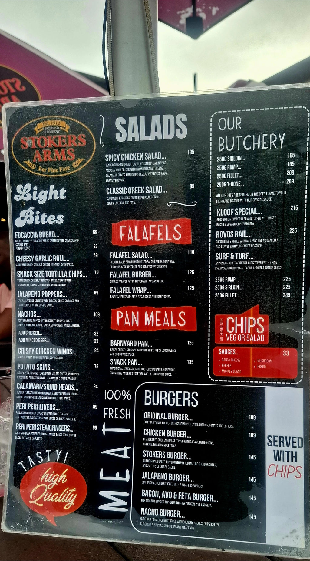Stokers Arms, Kloof South Africa