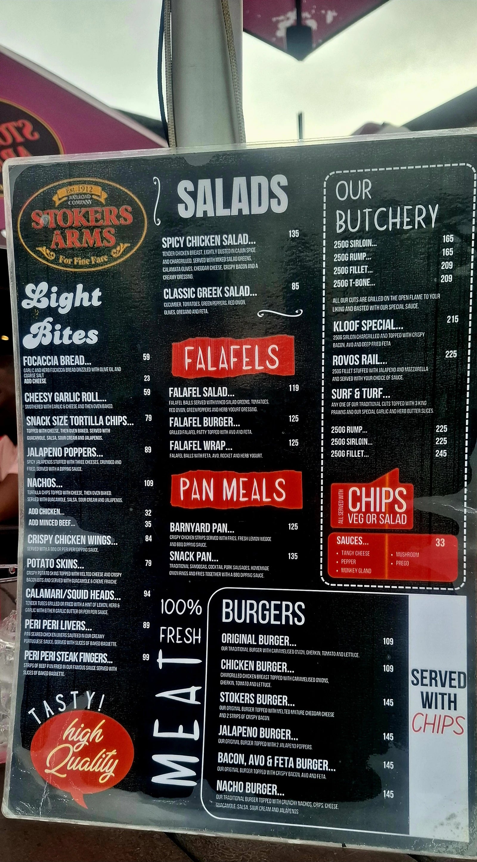 Stokers Arms, Kloof South Africa