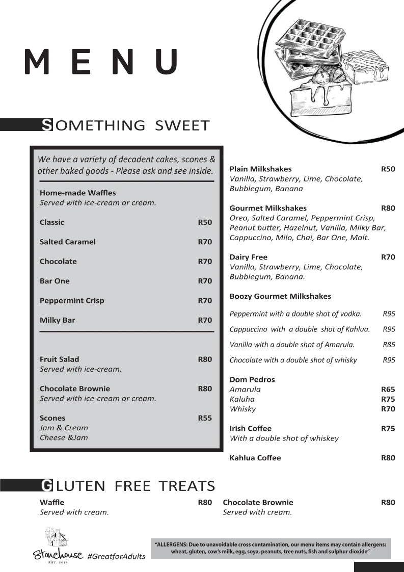 Stonehouse - The Cafe’ , The Garden Shop, The Gift Shop, Botha's Hill South Africa