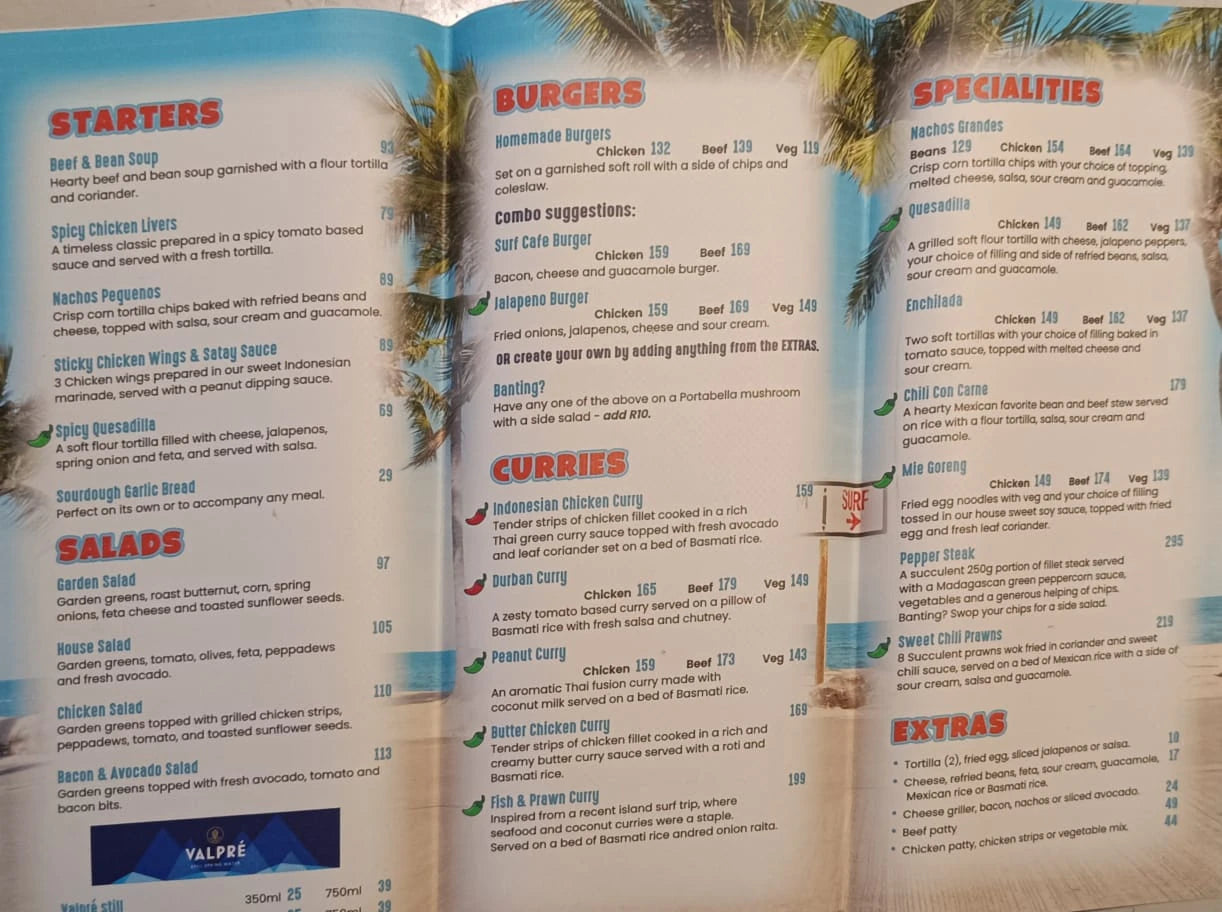 Surf Cafe, Plettenberg Bay South Africa