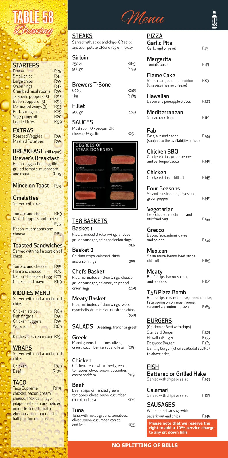 Table 58 Brewing, KuGompo City South Africa