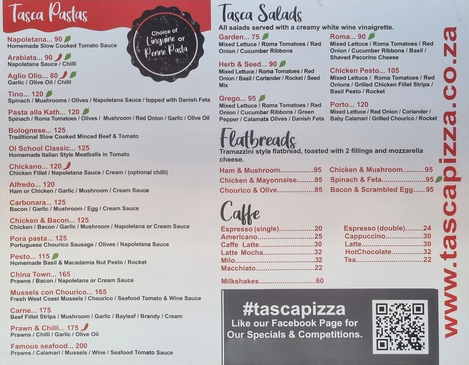 Tasca Pizza, Durban South Africa