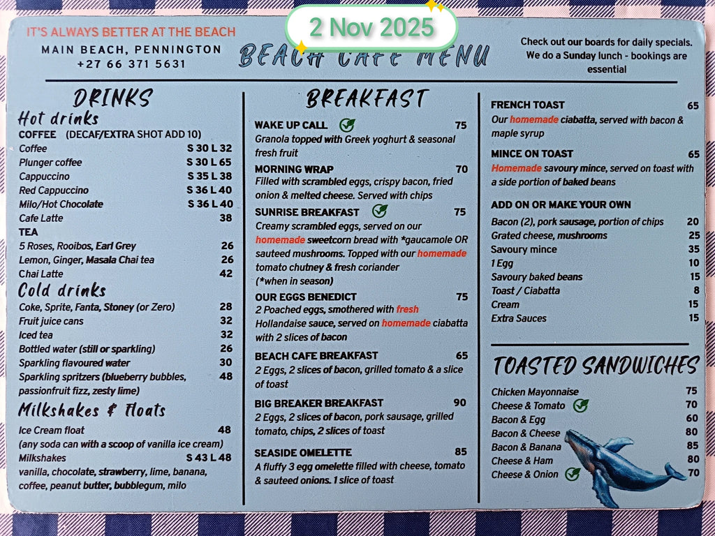 The Beach Café @ Impithi Park, Pennington, Pennington South Africa
