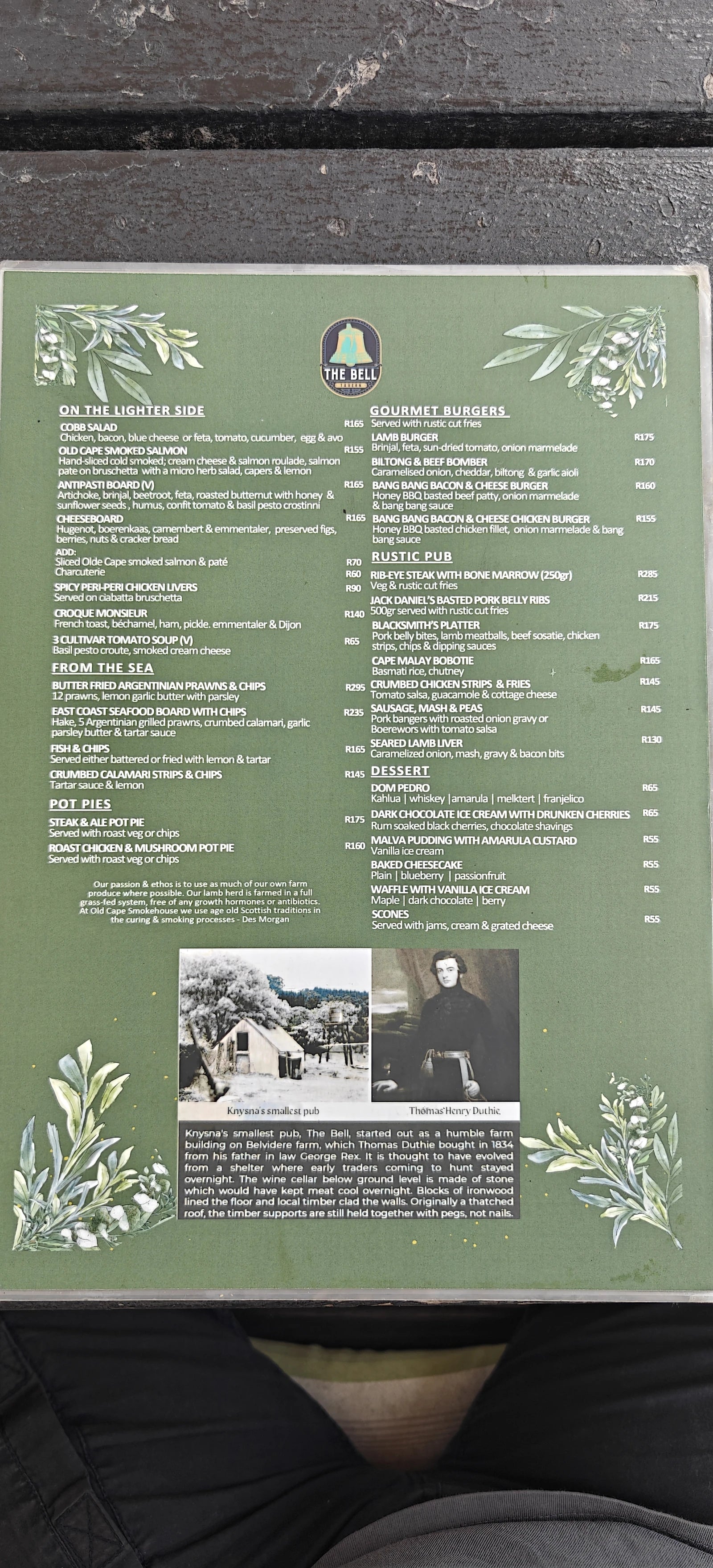 The Bell Tavern, Knysna South Africa