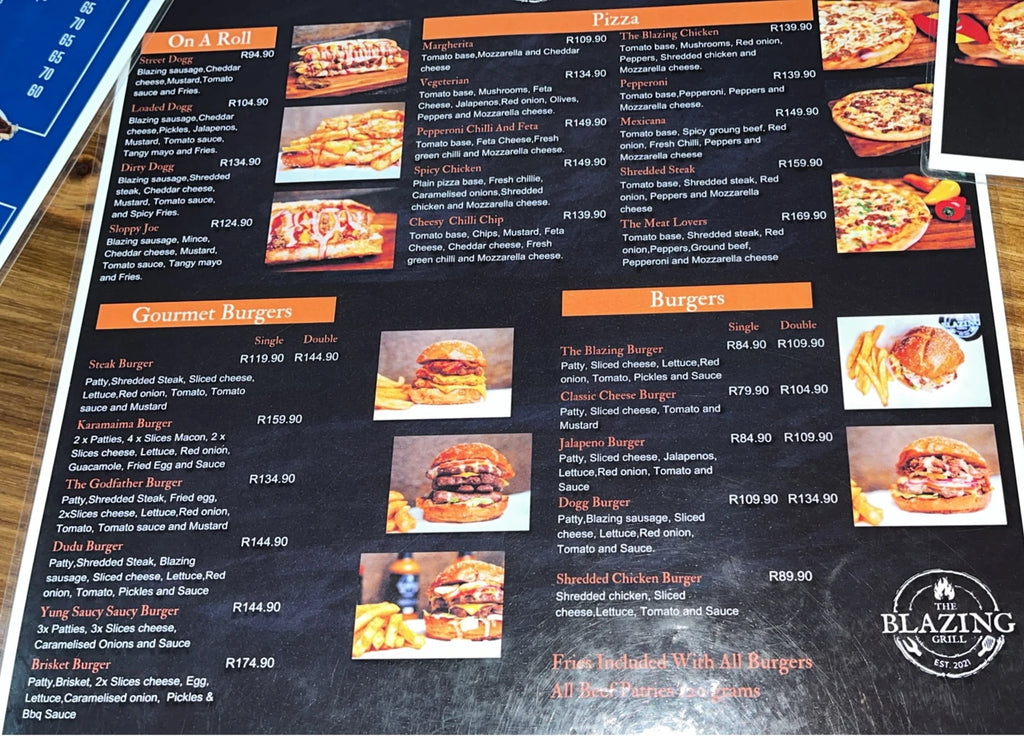 The Blazing Grill Ontdekkers, Roodepoort South Africa