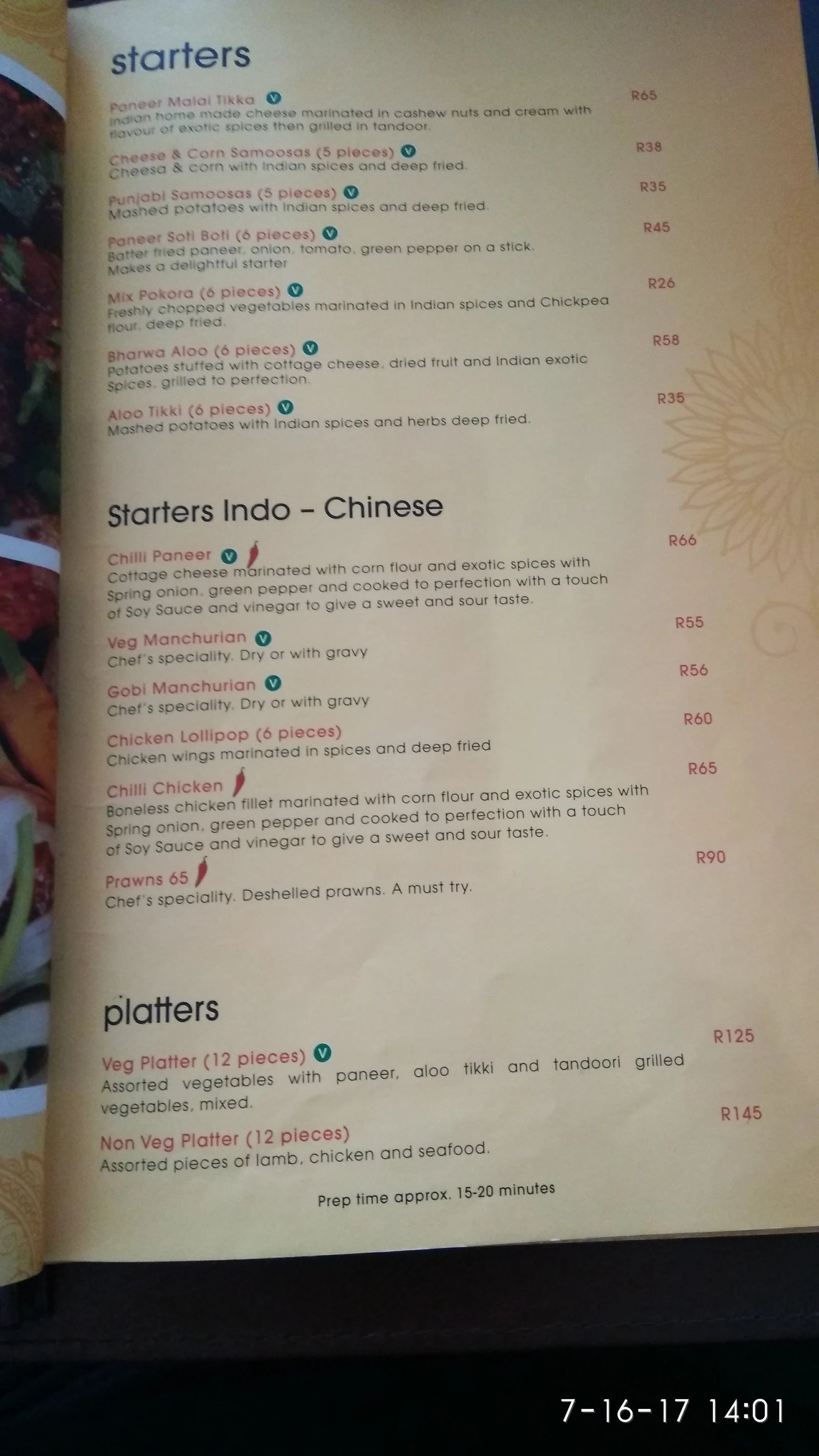 The Classic India Restaurant Boksburg, Boksburg South Africa