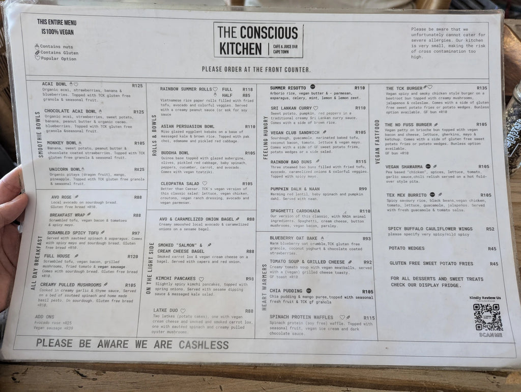 The Conscious Kitchen - Kloof Street, Cape Town South Africa