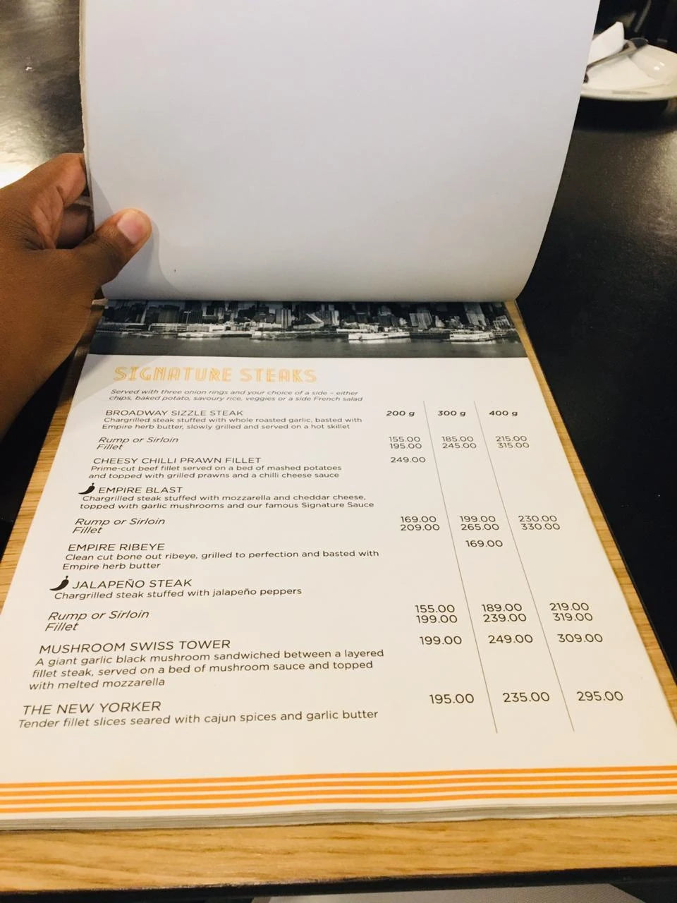The Empire Steak, Berea South Africa