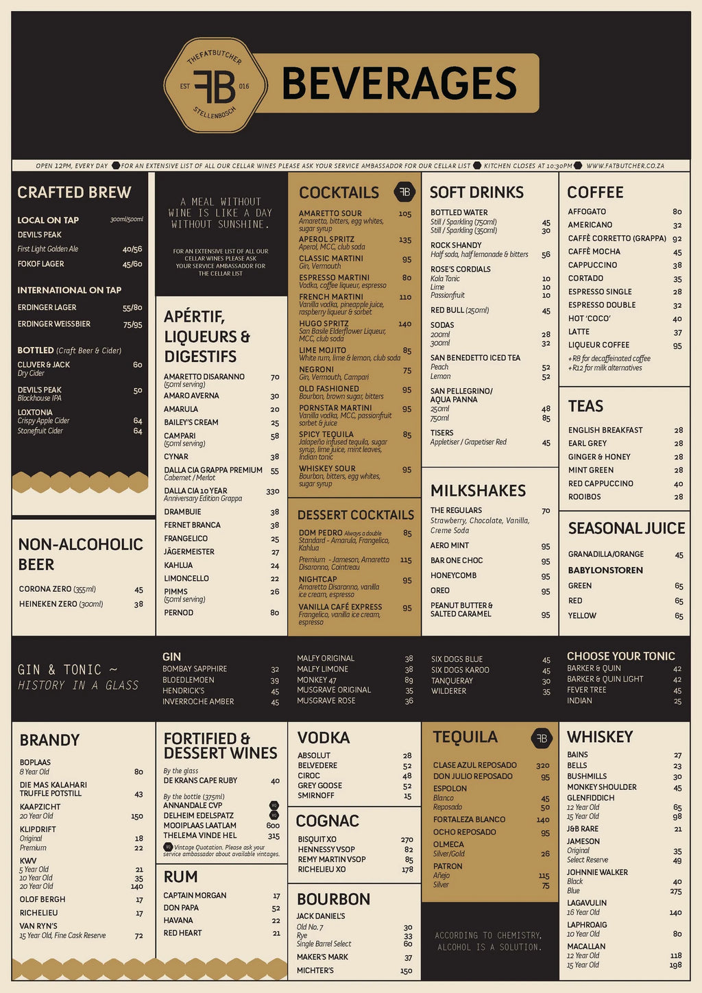 The Fat Butcher, Stellenbosch South Africa