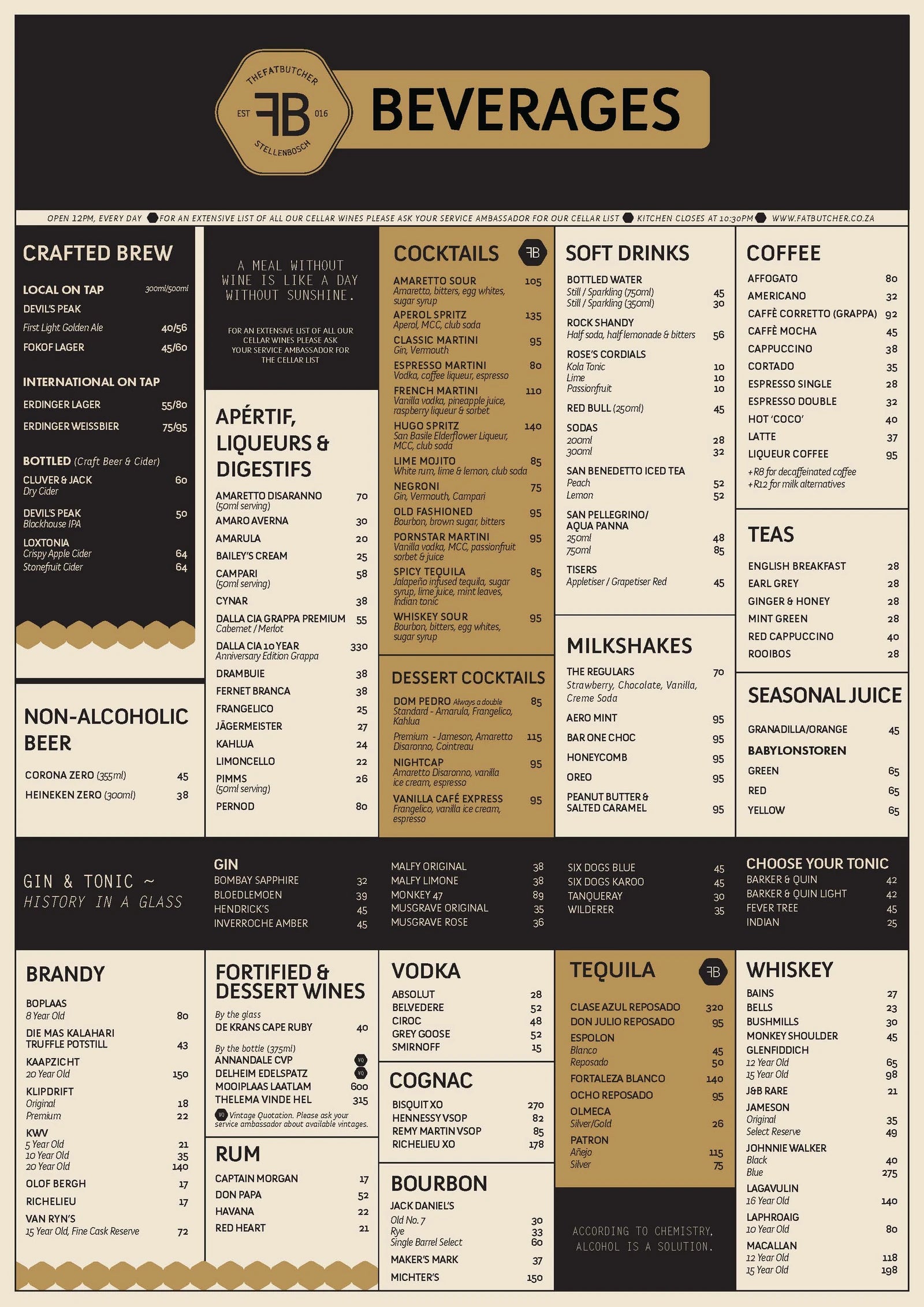 The Fat Butcher, Stellenbosch South Africa