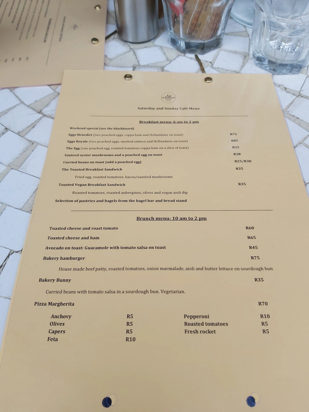 The Glenwood Bakery (Glenwood), Durban South Africa