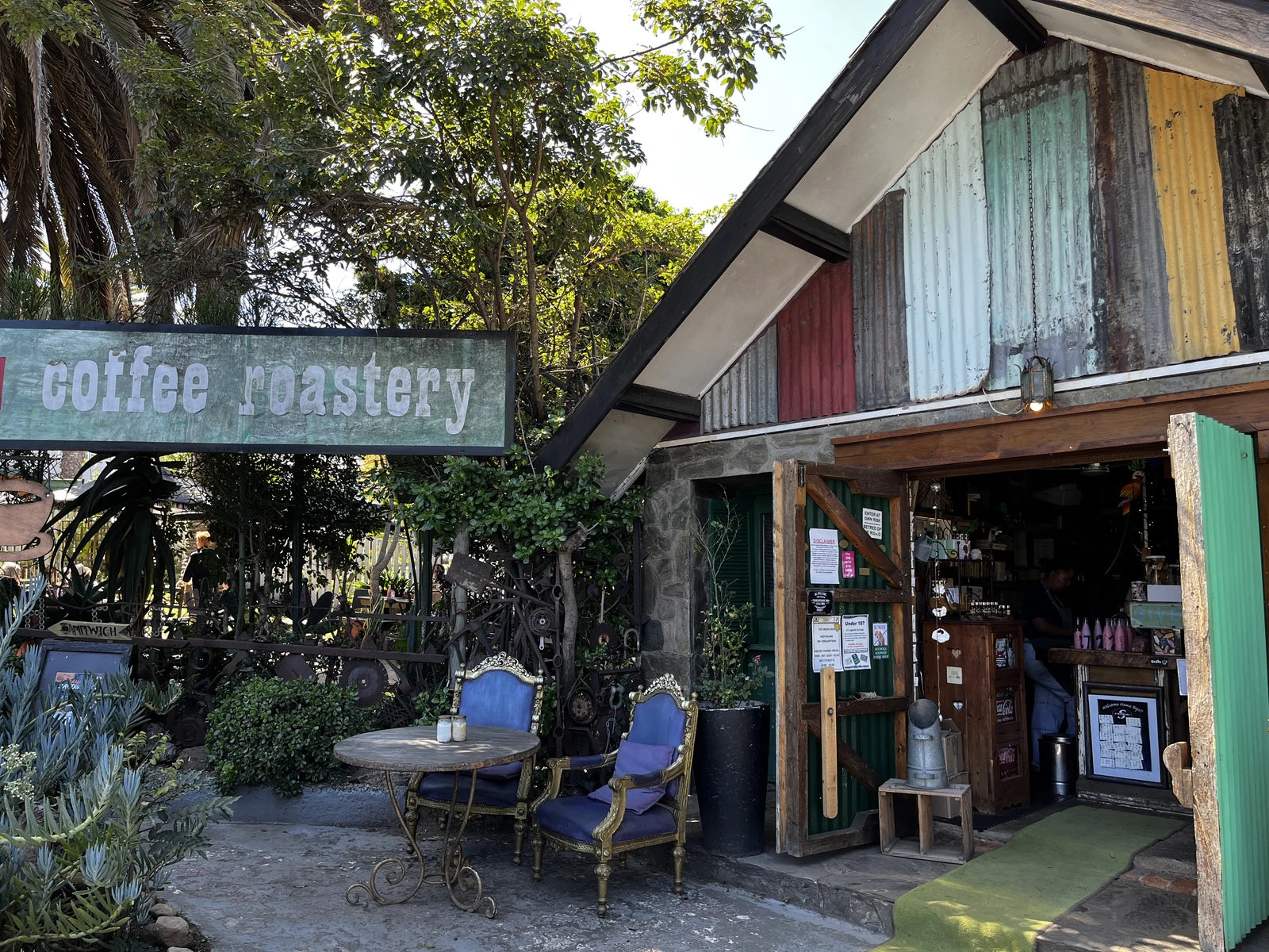The Green Shed Coffee Roastery, Wilderness South Africa