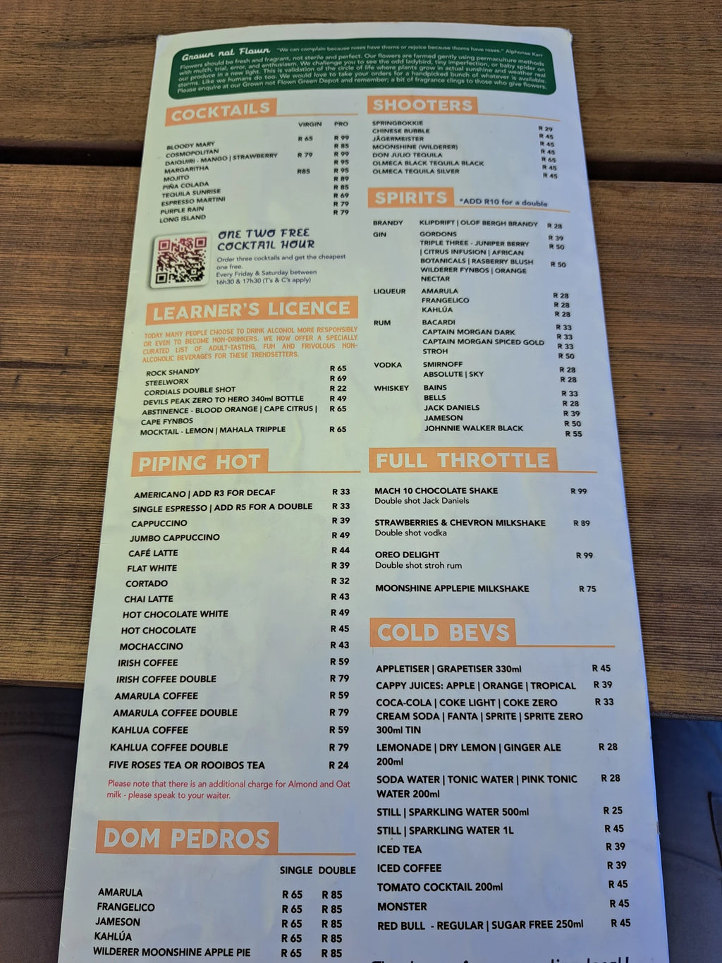 The Grille Shack, Cape Town South Africa