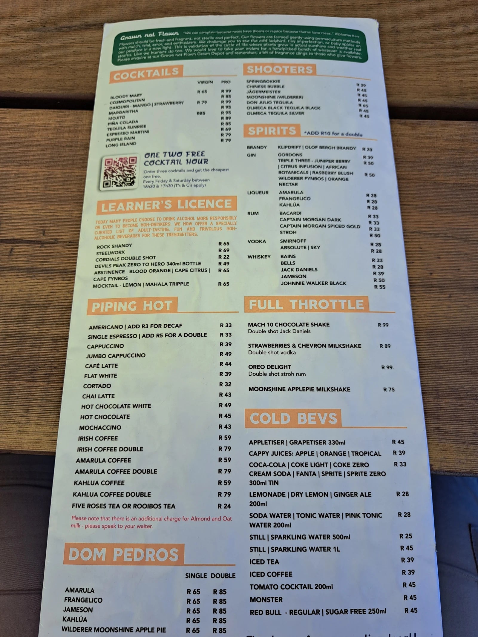 The Grille Shack, Cape Town South Africa