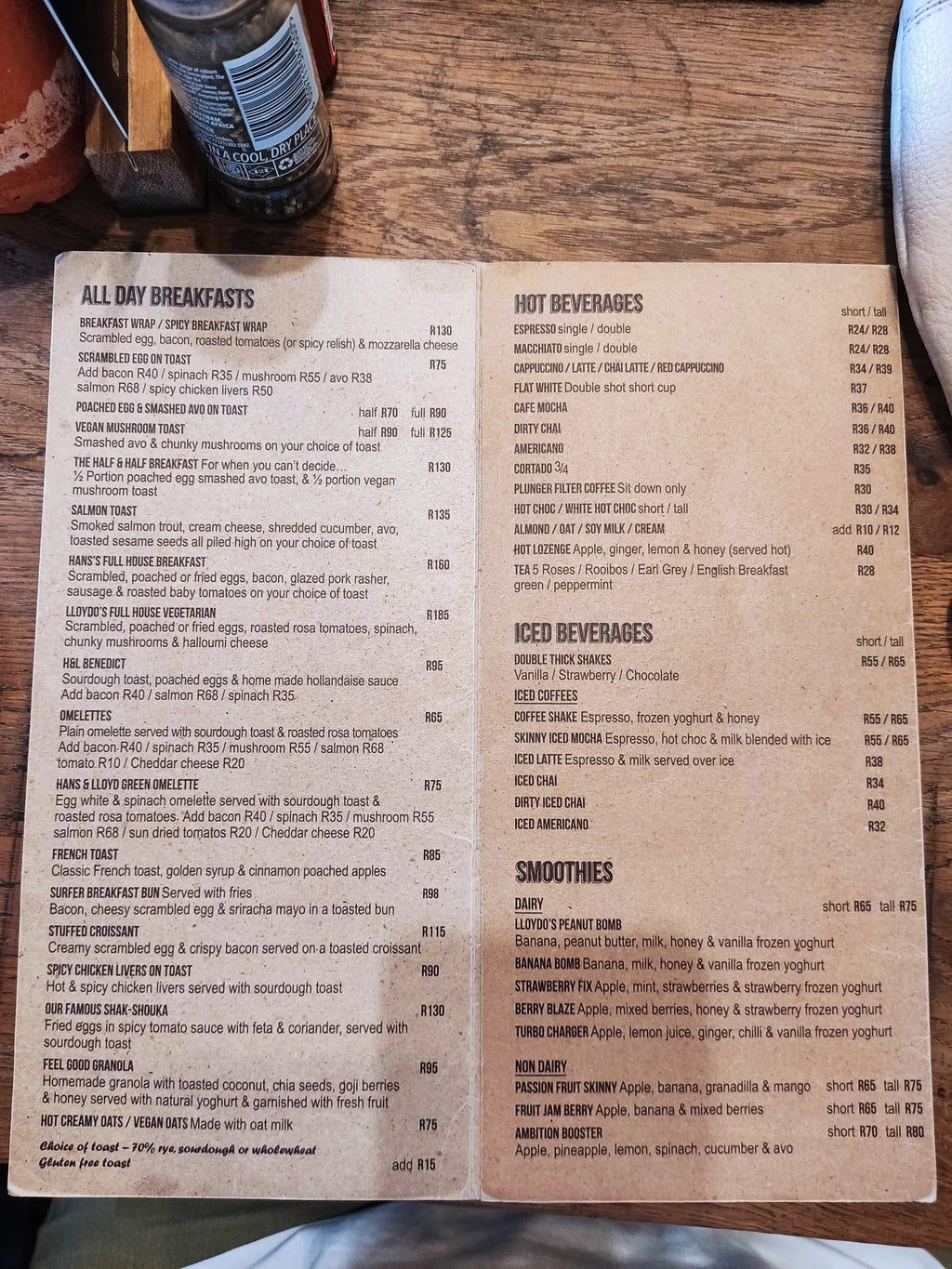 The Hans and Lloyd Coffee Co, Cape Town South Africa
