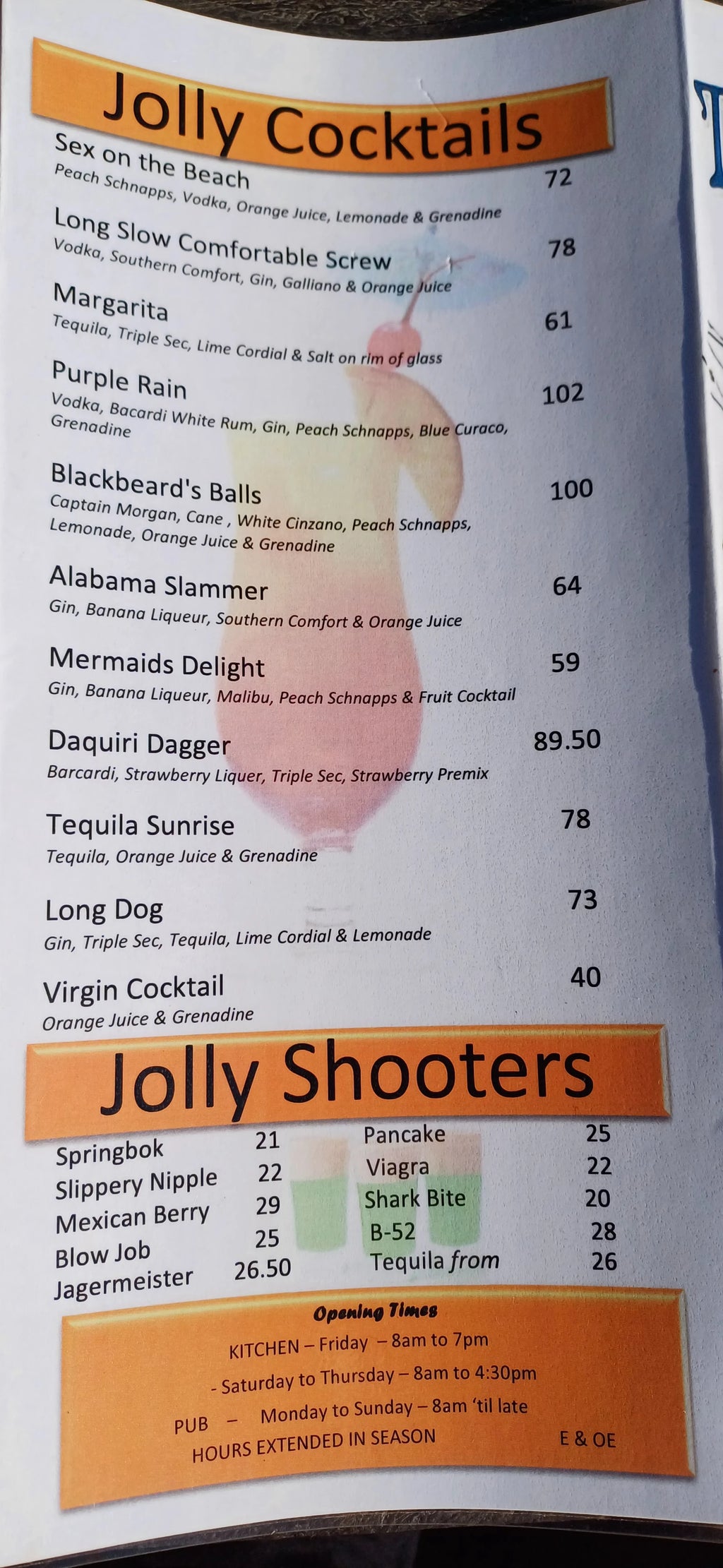 The Jolly Roger Fun Pub & Grub, Hibberdene South Africa