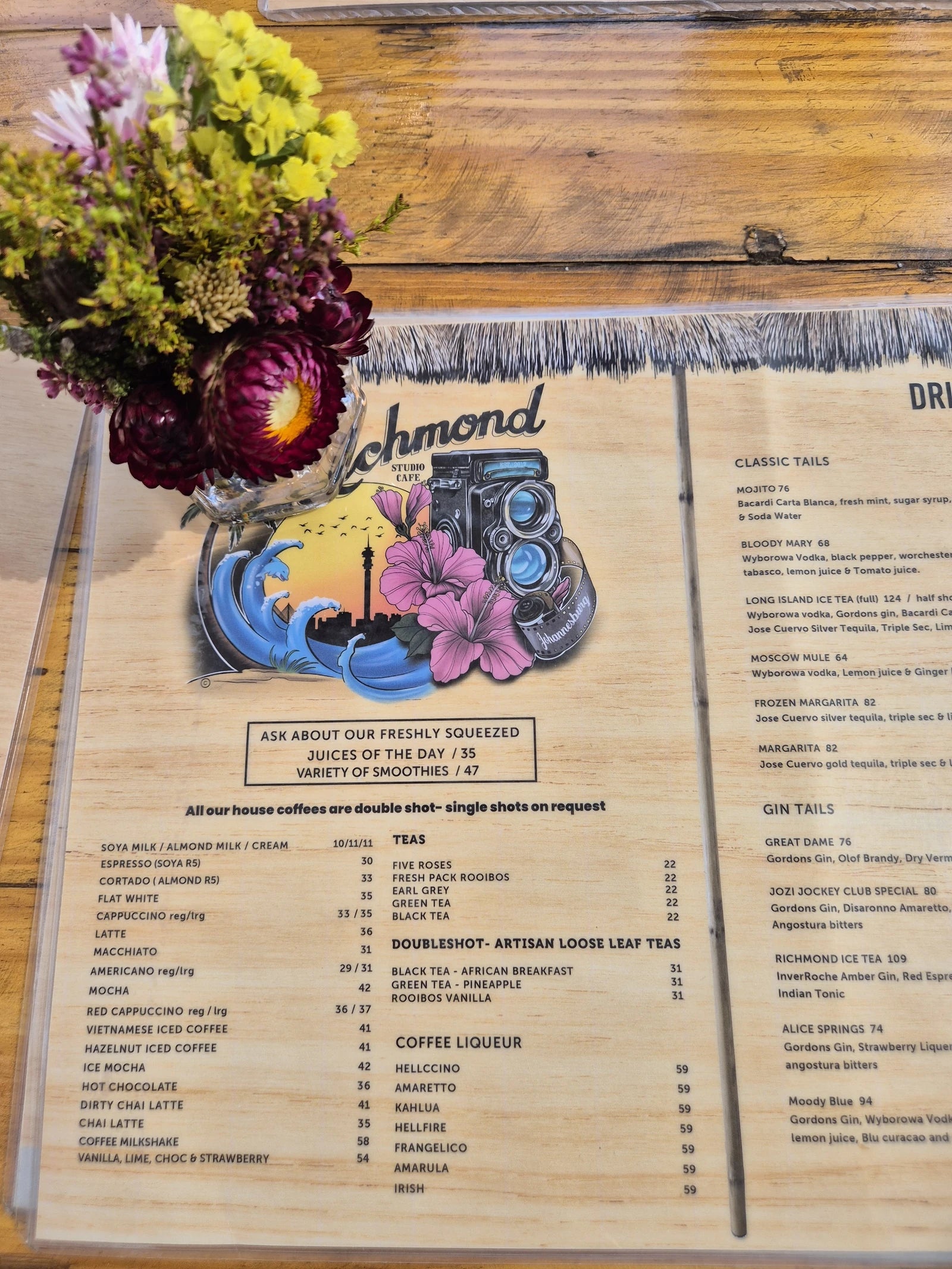 The Richmond Studio Cafe, Johannesburg South Africa