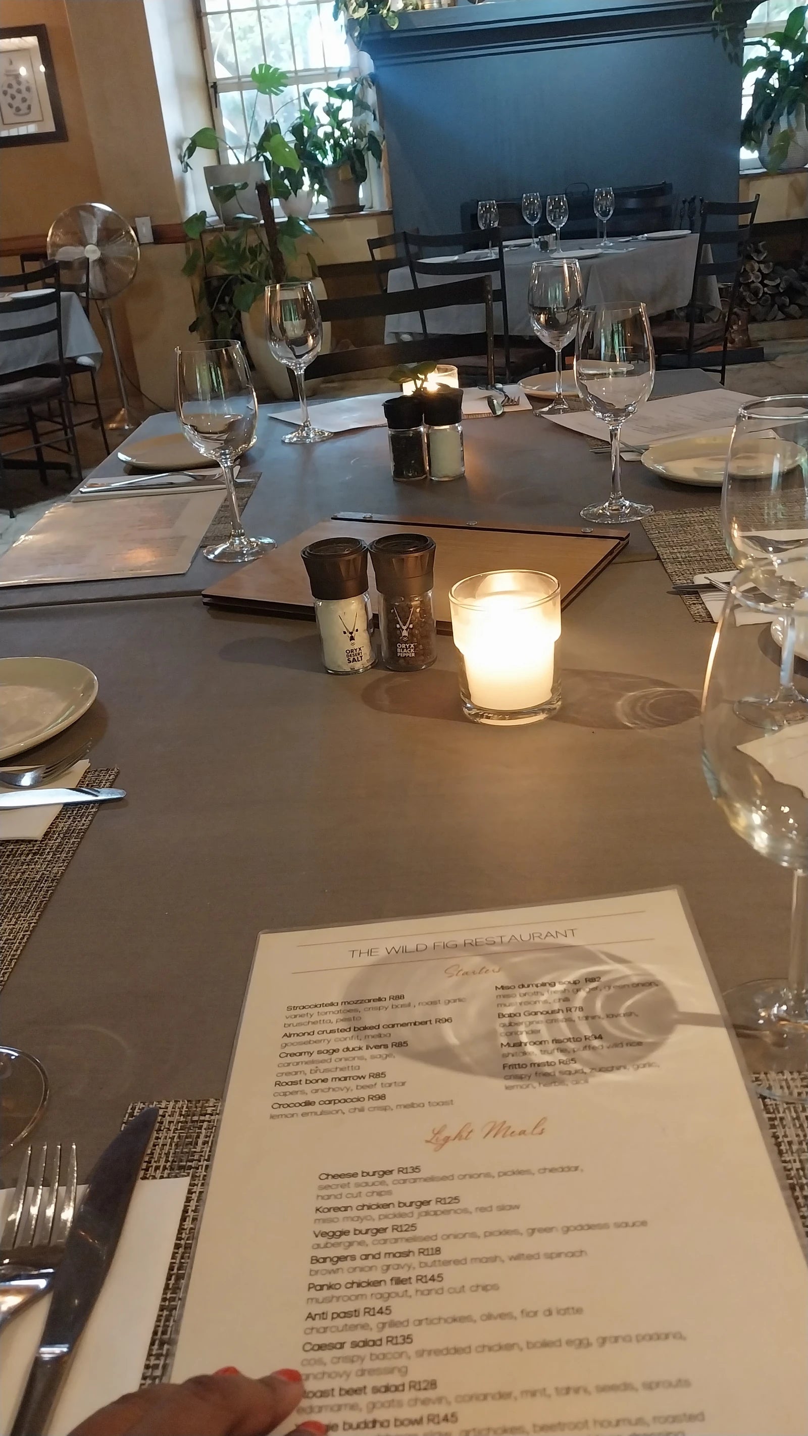 The Wild Fig Restaurant, Cape Town South Africa