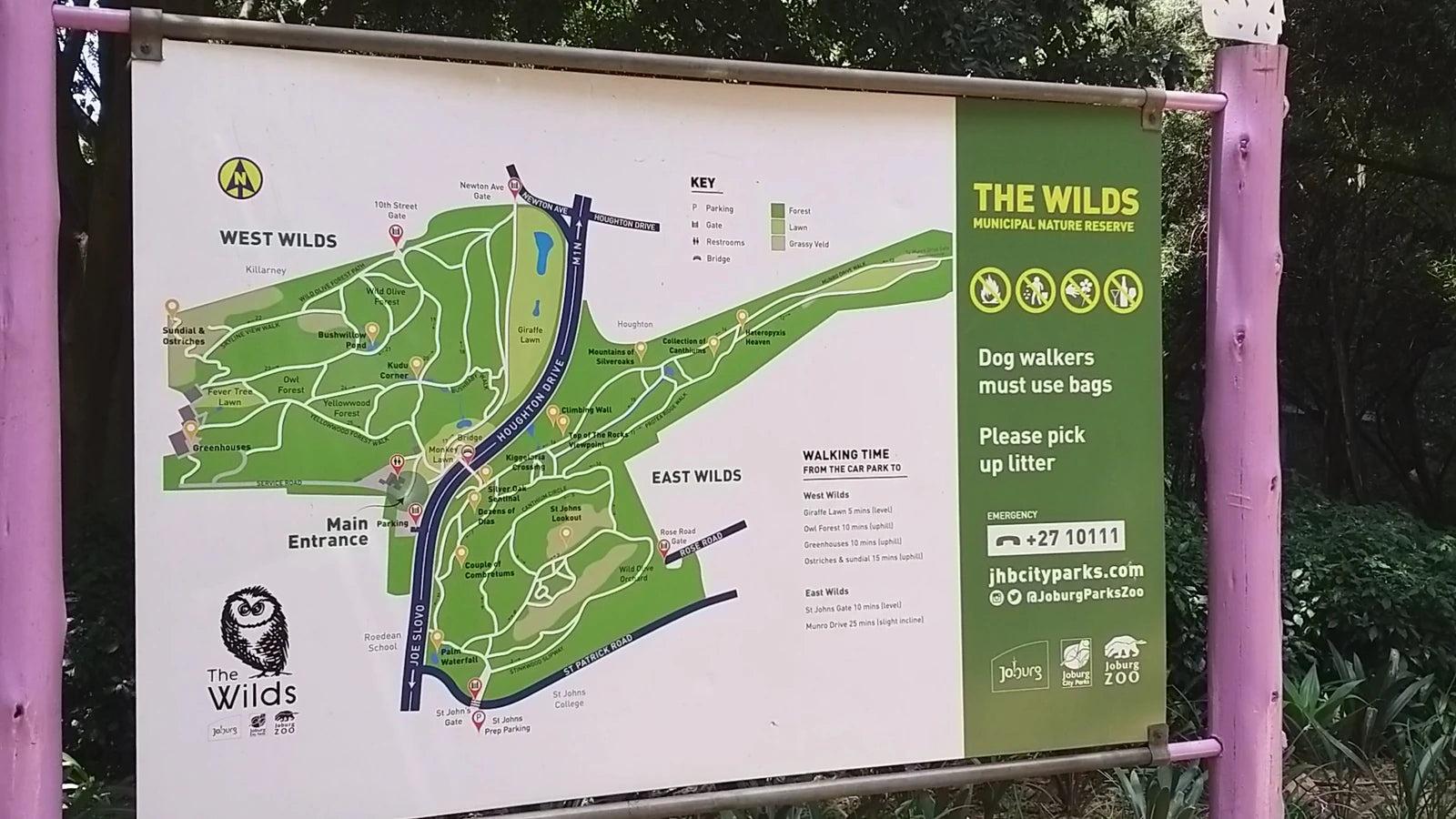 The Wilds Nature Reserve, Johannesburg South Africa