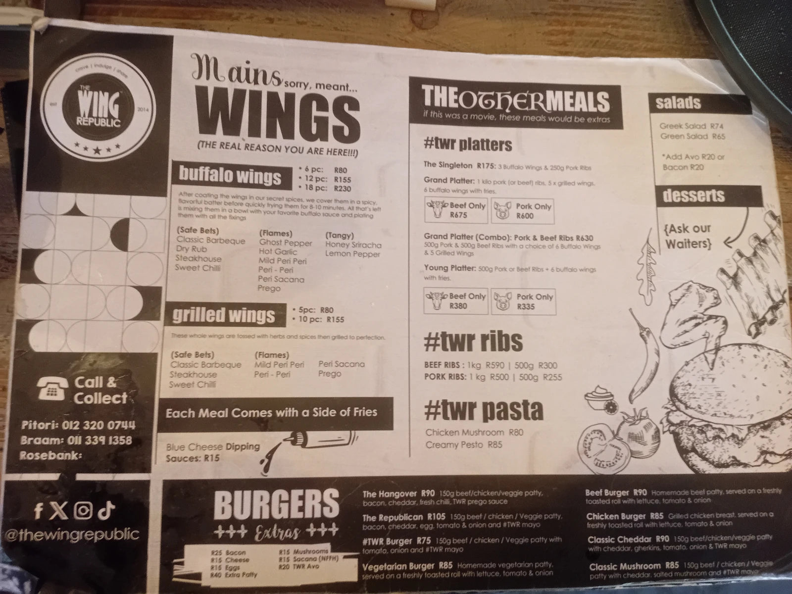 The Wing Republic, Johannesburg South Africa