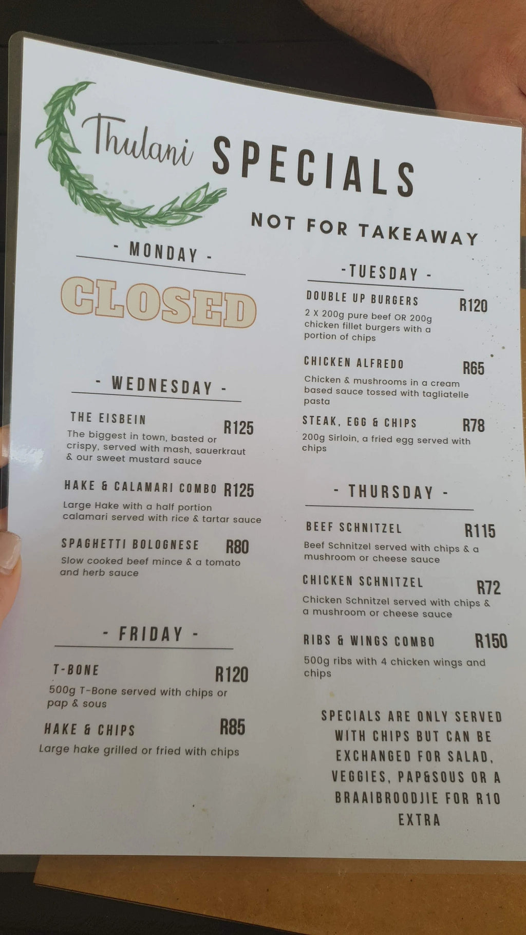 Thulani Resort & Restaurant, Pretoria South Africa