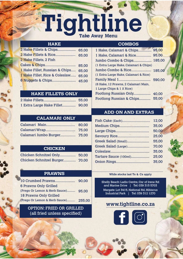 Tightline Fisheries Margate, Margate South Africa