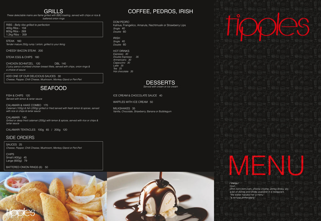 Tipples Bar & Grill, Durbanville, Cape Town South Africa