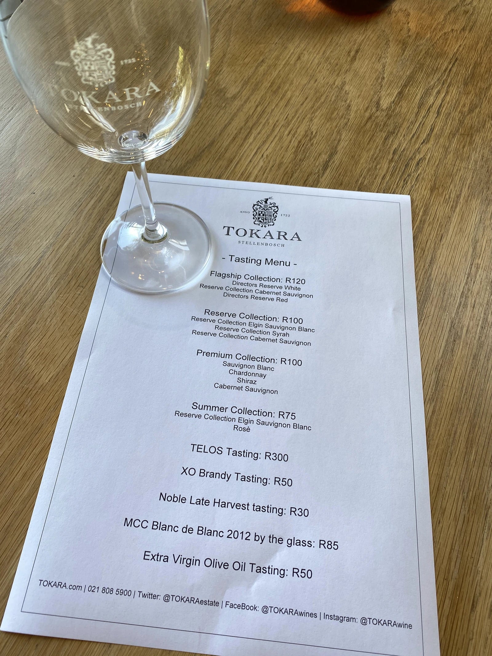 Tokara Wine Estate, Cape Town South Africa