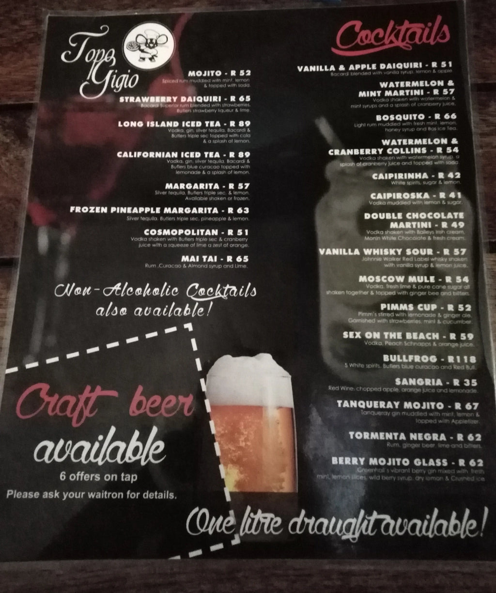 Topo Gigio, Randburg South Africa