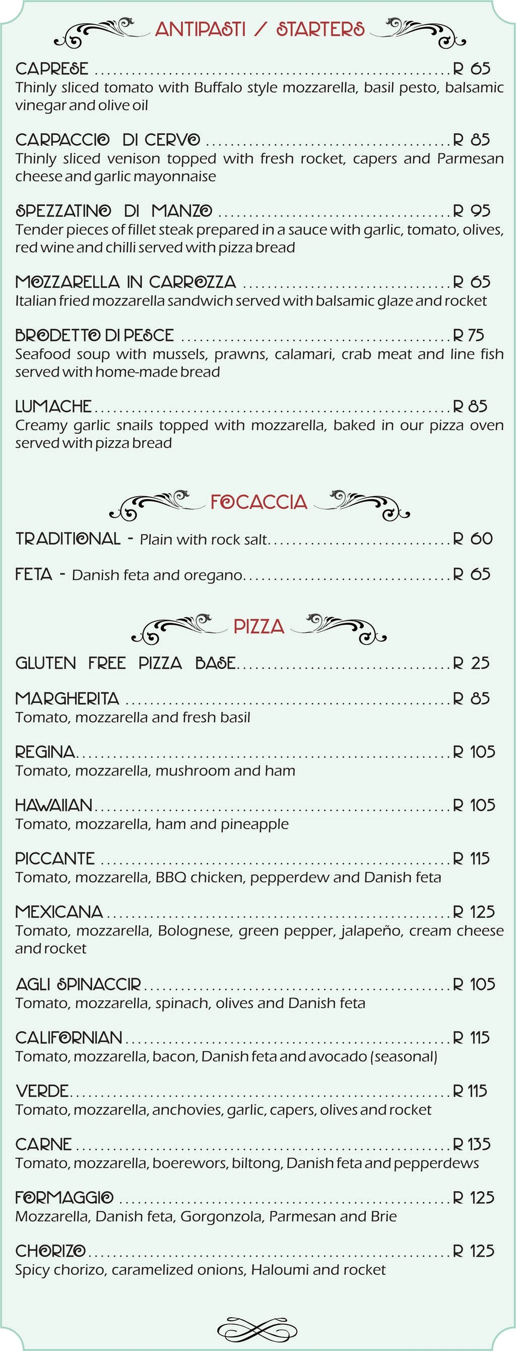 Topolino's Italian Restaurant, Hazyview South Africa