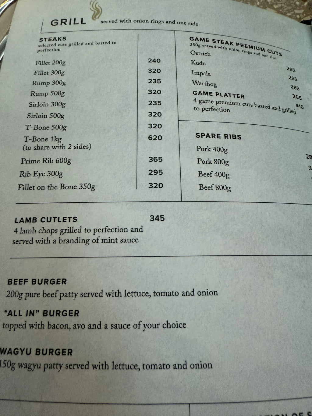 Tribes African Grill & Steakhouse, Boksburg South Africa