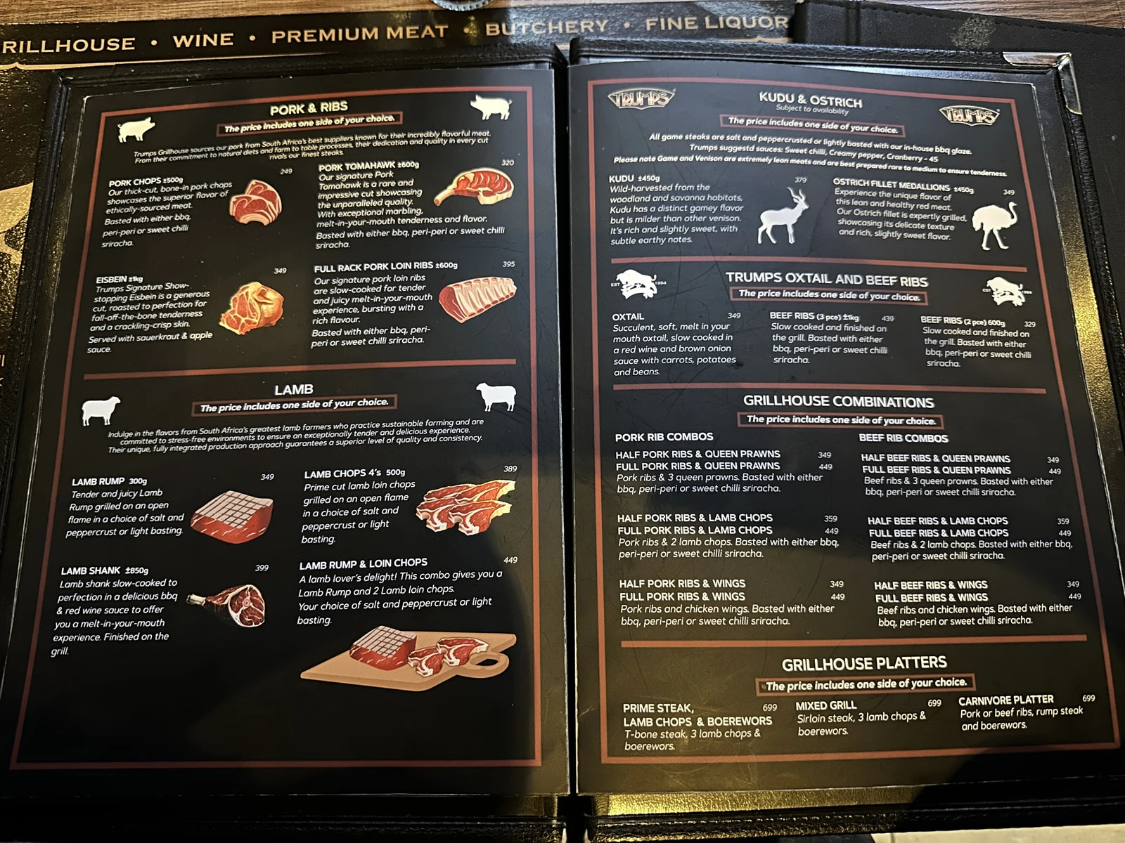 Trumps Grillhouse and Butchery, Sandton South Africa